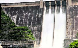 A file picture of the Bhakra Dam