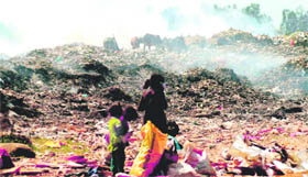 The dumping ground at Industrial Area, Phase VIII, Mohali, is set to move out once a permanent site comes up near Dera Bassi. 