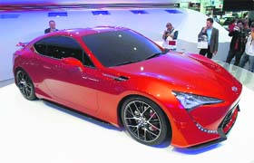 The Toyota FT-86 II concept car