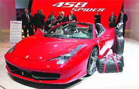 The new Ferrari 458 spider