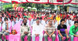 A youth empowerment camp in progress at Sujanpur Tihra.