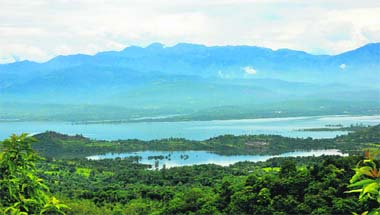 A magnificent view of the Ranjit Sagar Dam after a rainy spell in Jammu. 