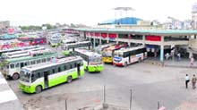 A view of the Shaheed-e-Azam Sardar Bhagat Singh Inter-State Bus Terminal in the city. 
