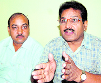 Dr BR Hastir, president of the All-India Terrorist Victim Association addresses a press conference in Amritsar