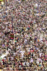 Protesters rally to demand ouster of the President in Sanaa.