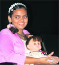 Ishita (14) at the Haryana Police Academy during her campaign Beti Bachao at Madhuban in Karnal