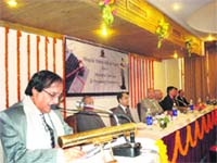 A two-day workshop on Cyber Laws and the Prevention of Corruption Act in progress at Manali on Saturday. 