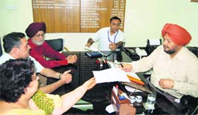 Dr Balwinder Singh, state immunisation officer during a meeting held in Amritsar on Saturday