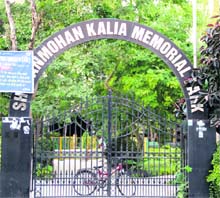 A view of the park named after Manmohan Kalia, the father of former Local Bodies Minister Manoranjan Kalia. 