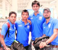 (Left to Right) Ravipal Singh, Manpreet Singh, Rupinder Singh and Gurwinder Singh Chandi. 