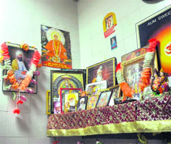 A prayer room at the DMCH in Ludhiana