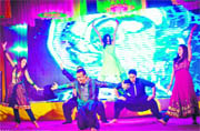RaghavPranav in bhangra 