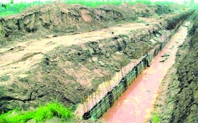 Hansi Butana toe wall