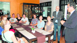 Members of a delegation from Germany in Dehradun