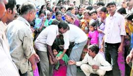 The mother of the victim breaks down in Ludhiana on Tuesday.