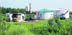 The biogas plant near Abohar. 