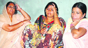 Grieving relatives of the deceased. 