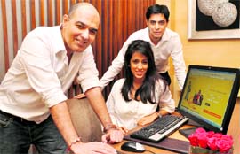 Arjun Sawhney, Ayesha Chenoy and Ishaan Ahuja