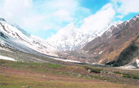 The Milam glacier 