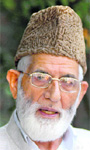 Syed Ali Shah Geelani, Hurriyat leader
