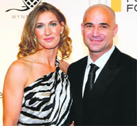 Rajpals favourite sports couple is Andre Agassi and Steffi Graff