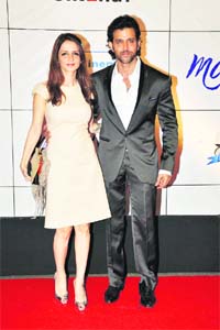 Perfect tale: Suzzane and Hrithik Roshan