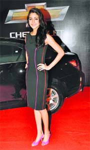 Hopping mad: Anushka Sharma