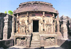 One of the temples at Hampi.
