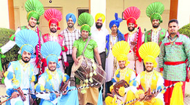 The bhangra teams of DAV College