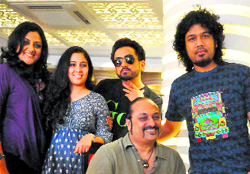 Sultana, Harshdeep, Sanjeev T, Leslie Lewis and Papon