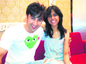 Star struck: Khushboo with Ranbir Kapoor