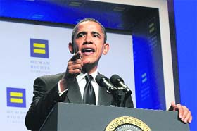 US President Barack Obama at a function in Washington