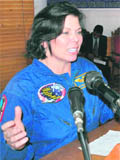 Mary Ellen Weber in Srinagar.
