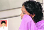 Heart-broken Meena Kumari, mother of 10-year-old Satyam (inset)