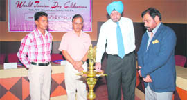 Lt-Gen DDS Sandhu, Vice-Chancellor of Kurukshetra University, inaugurates the second-day celebrations of World Tourism Day in Kurukshetra.