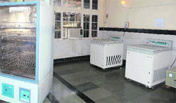 The blood separation unit at the Zonal Hospital in Mandi