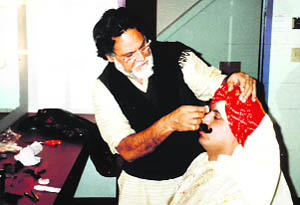 From makeup to production, Harpal was involved in all aspects of his plays