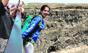 Archana Sardana has ventured into extreme adventure sports to promote the Save the girl child cause