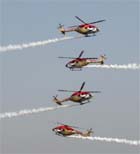 A glimpse of the Air Force Day celebrations that took place at the Hindon air base on Saturday.