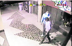 CCTV footage shows two of the assailants in front of the Voodoo Lounge and Bar at Sector 26 in Chandigarh on Sunday