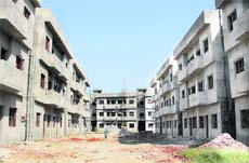 The under-construction LIG flats at Bibi Bhani Complex in Jalandhar.
