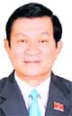 Vietnam's President Truong Tan Sang, who arrived in India on a state visit on Tuesday. 