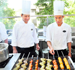 Grilled delights at Hometel