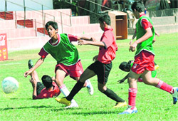 A match in progress at Sector 17 in Chandigarh on Saturday