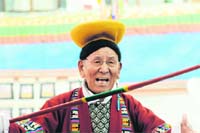 Singer Kundeling Thupten at the Tibetan Musical Awards, 2011, ceremony in McLeodganj on Saturday. 