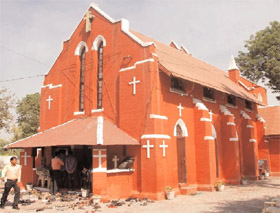 The Methodist church in Bathinda is now 159 years old.