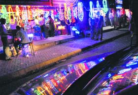 With Divali round the corner, the sale of Chinese lights has increase in Chandigarh.