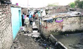 A file photo of Colony No. 5 near Sector 45 in Chandigarh