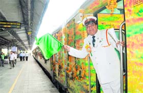 The Duronto Express from Amritsar to Chandigarh was started with much funfare
