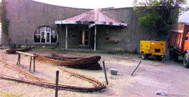 The Caf Bharve building in Baijnath.